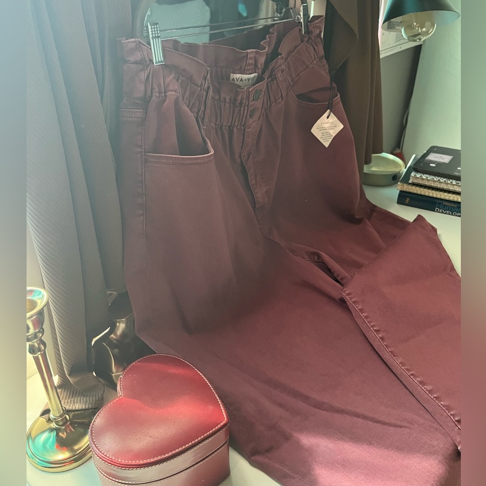 Pink jeans from target the brand is AVA&VIV size 20W